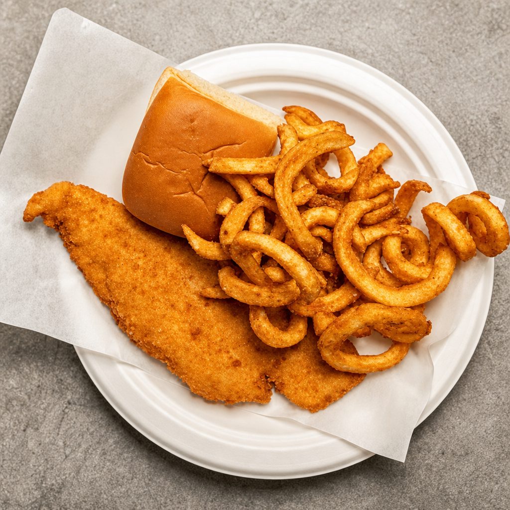 Flounder Fillet Snack.