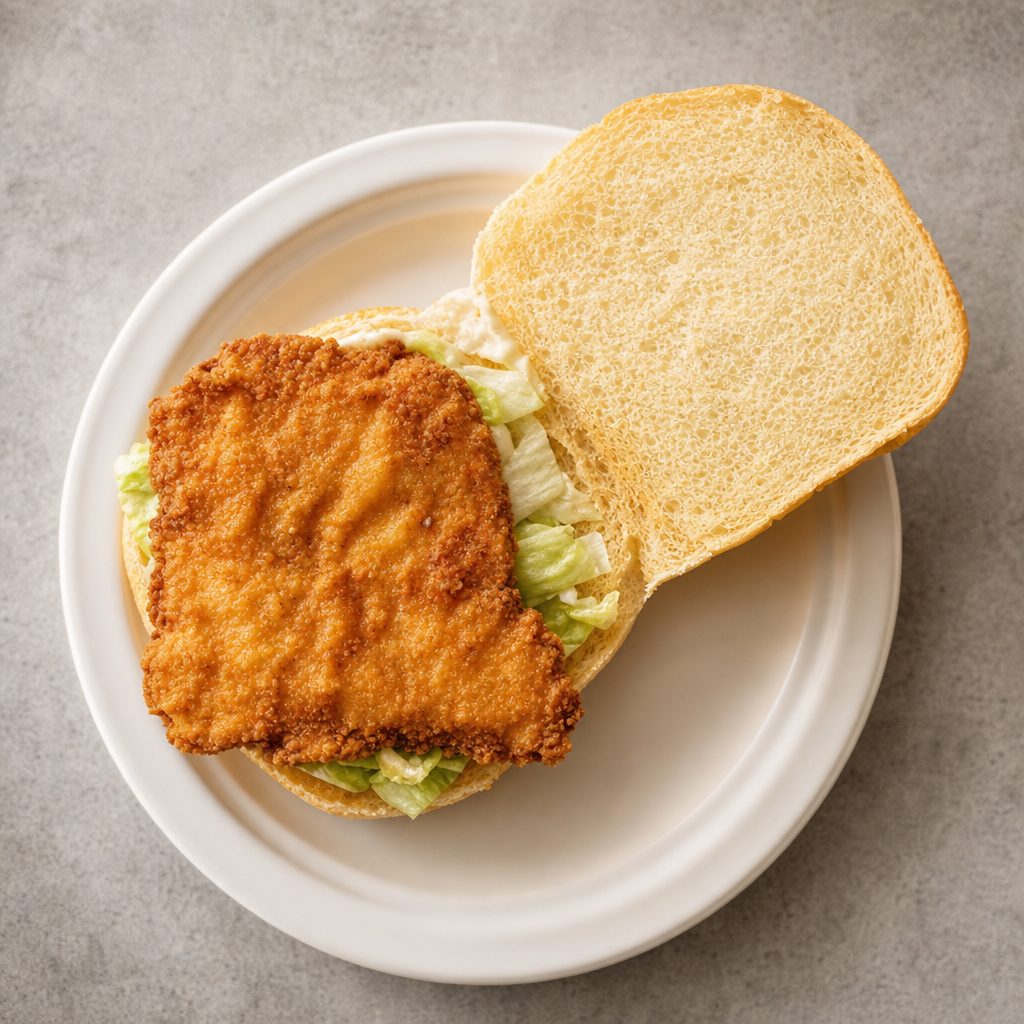 Chicken Cutlet Sandwich.