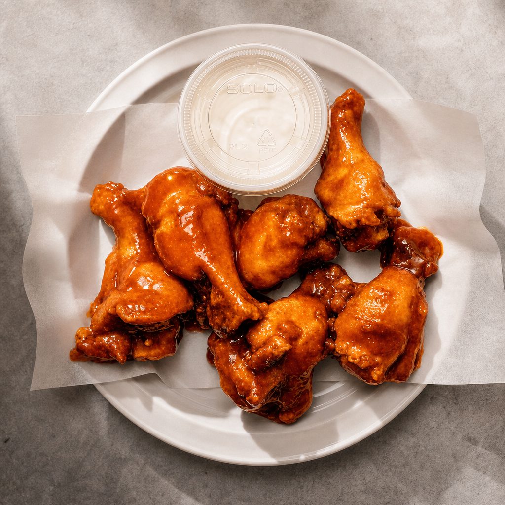 Buffalo Wings Snack.